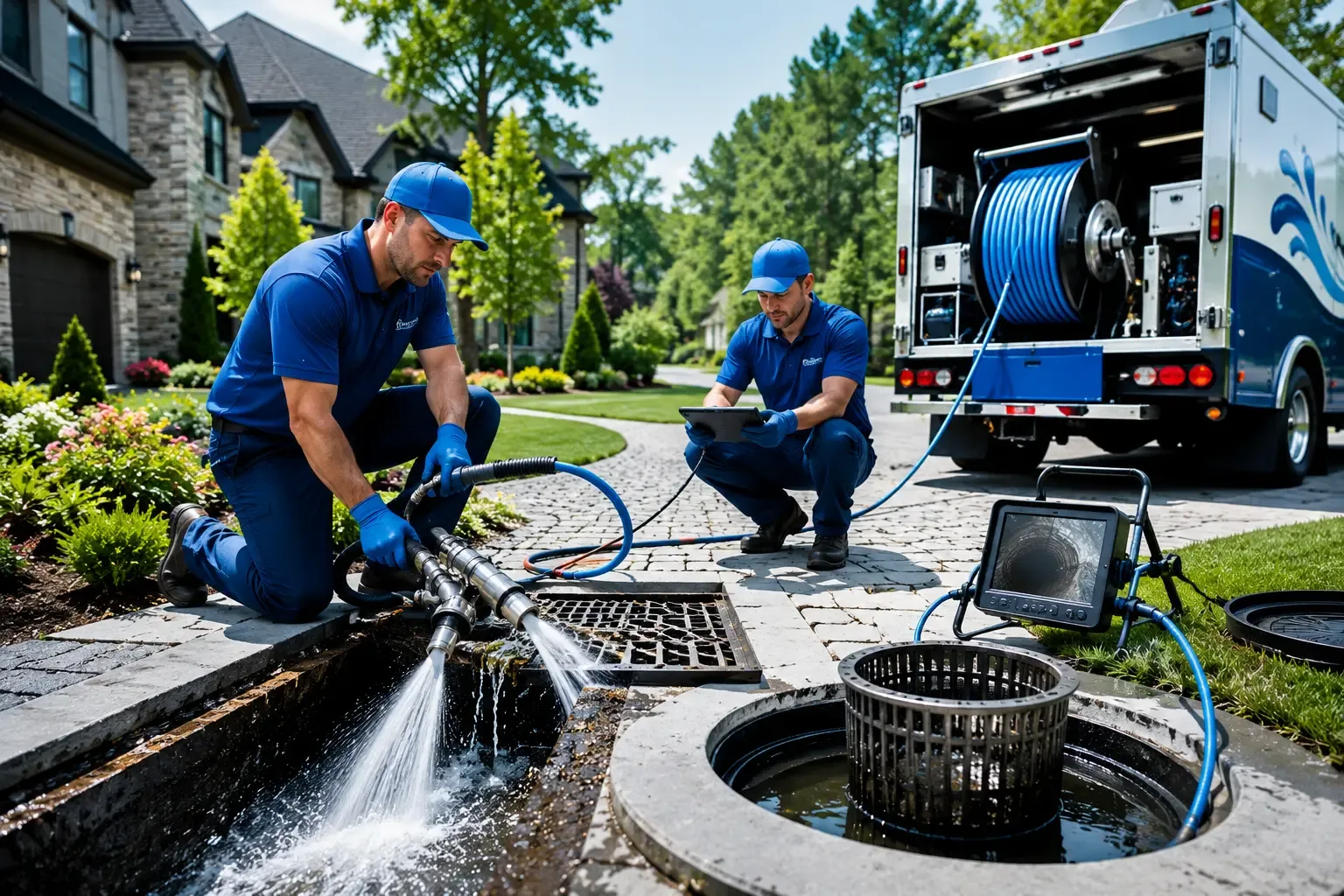 Local outdoor drain cleaning professionals in Waynesville, IL
