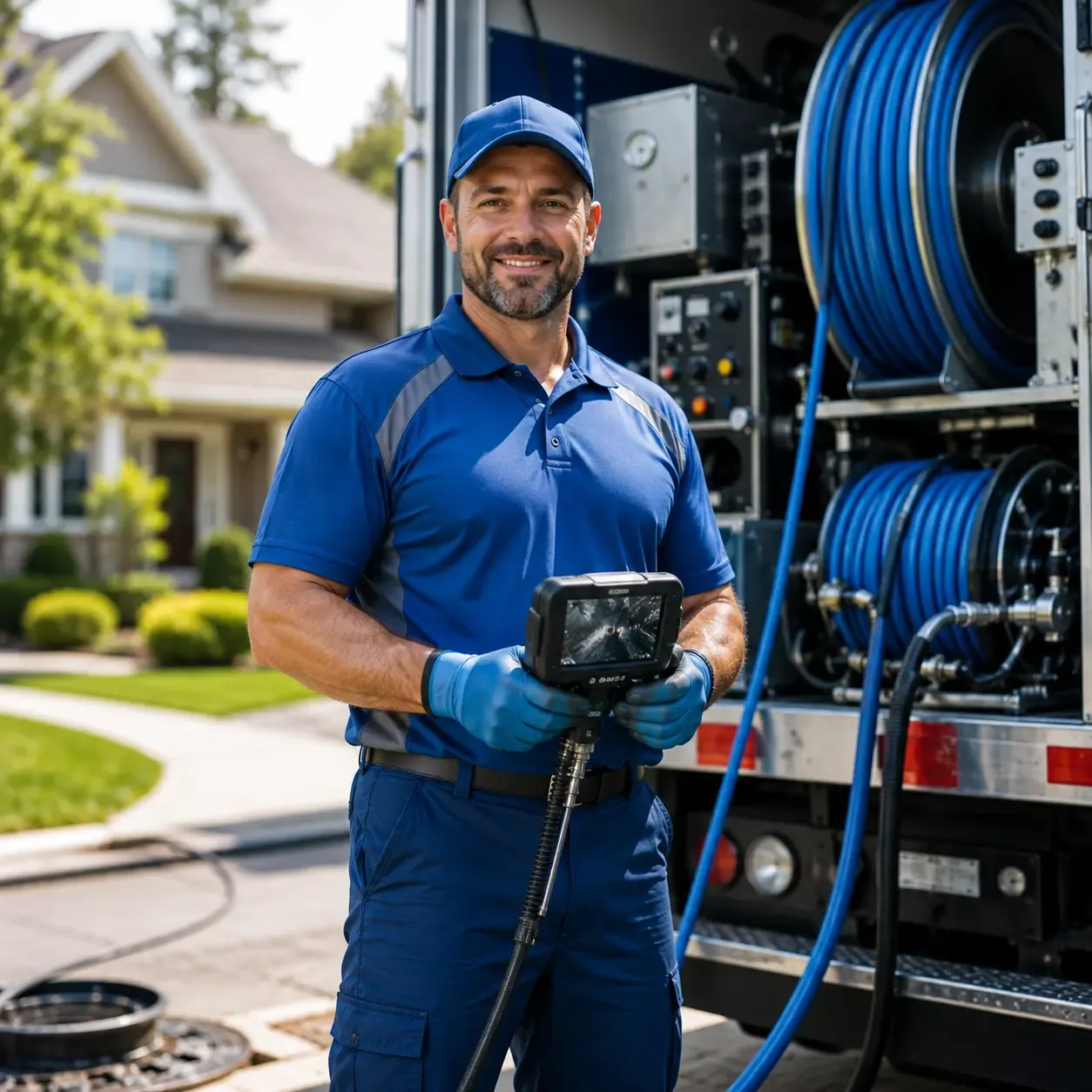 Local outdoor drain cleaning specialists in Waynesville, IL